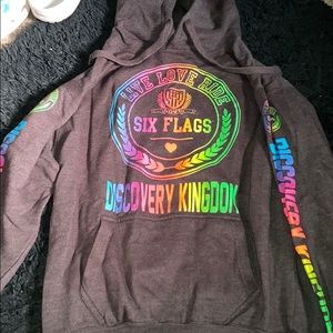 six flags sweatshirt